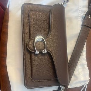 Coach Brown Leather Crossbody Bag